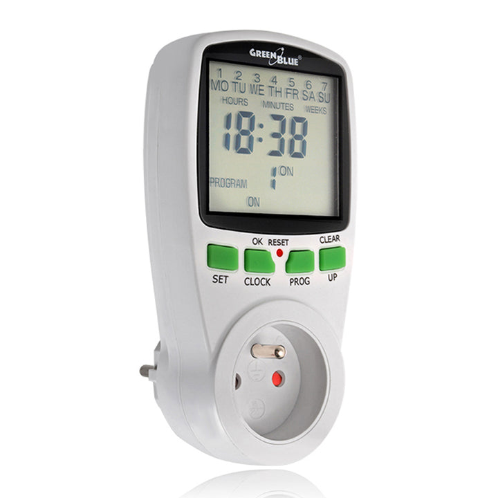 Timer digitale GreenBlue GB105 16 programmi fino a 240 programmi