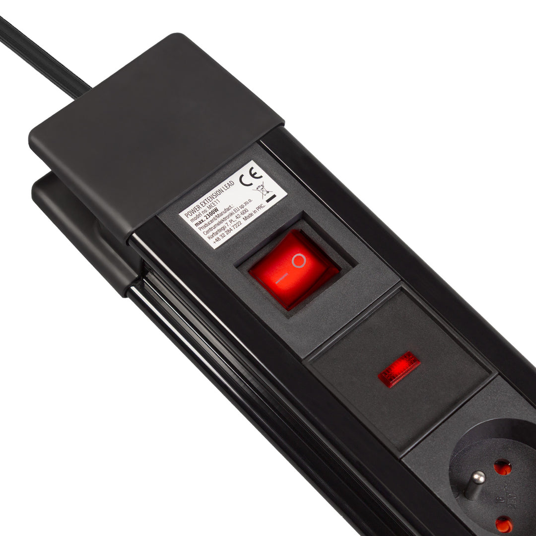 Multipresa elettrica 8 posti MCE11 Maclean Sistema di protezione