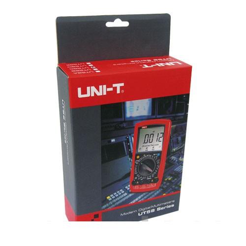 Il misuratore digitale professionale UT58C - UNI-T UT58C prodotto da Uni-t è un multimetro universale con una serie di funzioni di misurazione.
