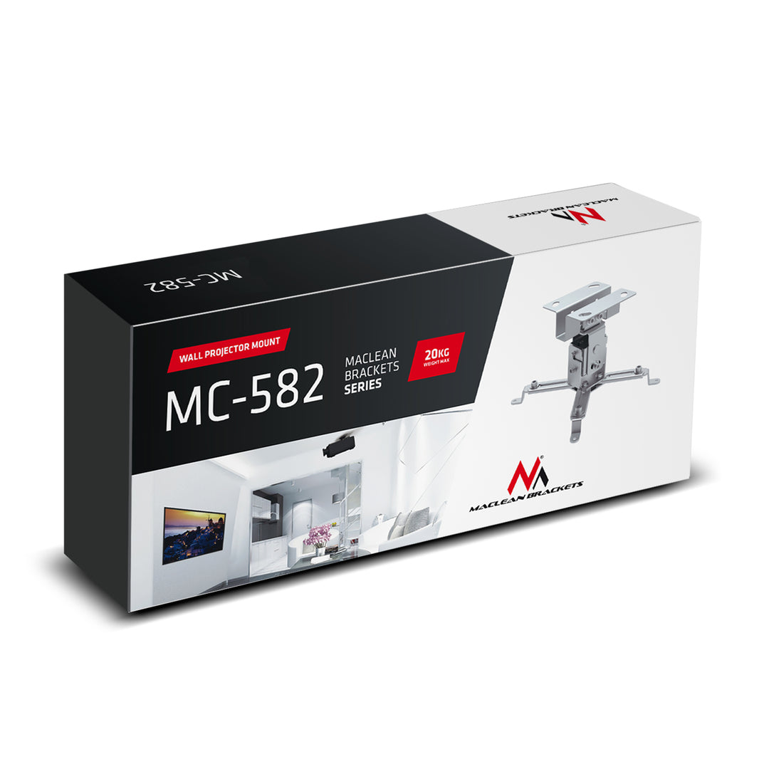 Universale Regolabile Supporto Staffa Proiettore Videoproiettore Maclean MC-582