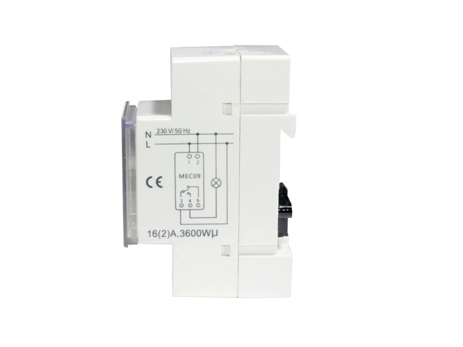 Timer Digitale Programmabile sulla Guida DIN Rele Temporizzatore Maclean MCE09