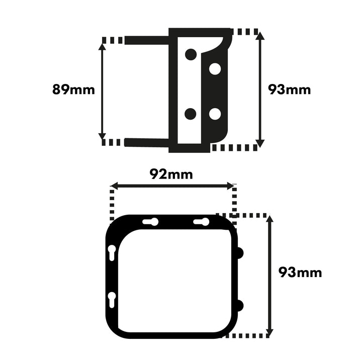 Schermo di proiezione Maclean, elettrico, da parete o da soffitto, 100'', 200x150, 4:3, MC-592