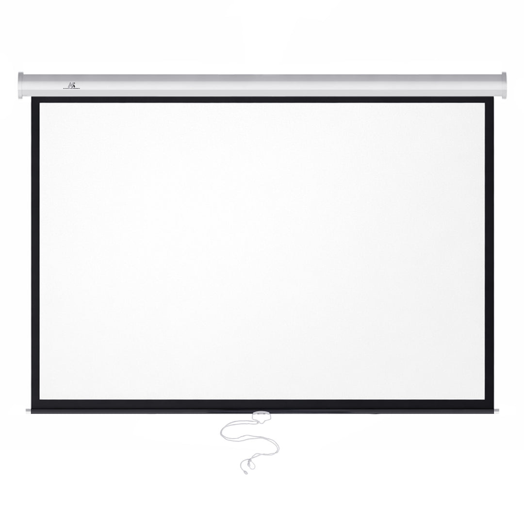 Schermo di proiezione Maclean, auto-lock, bianco opaco, da parete o da soffitto, 100", 4:3, 200x150, MC-594