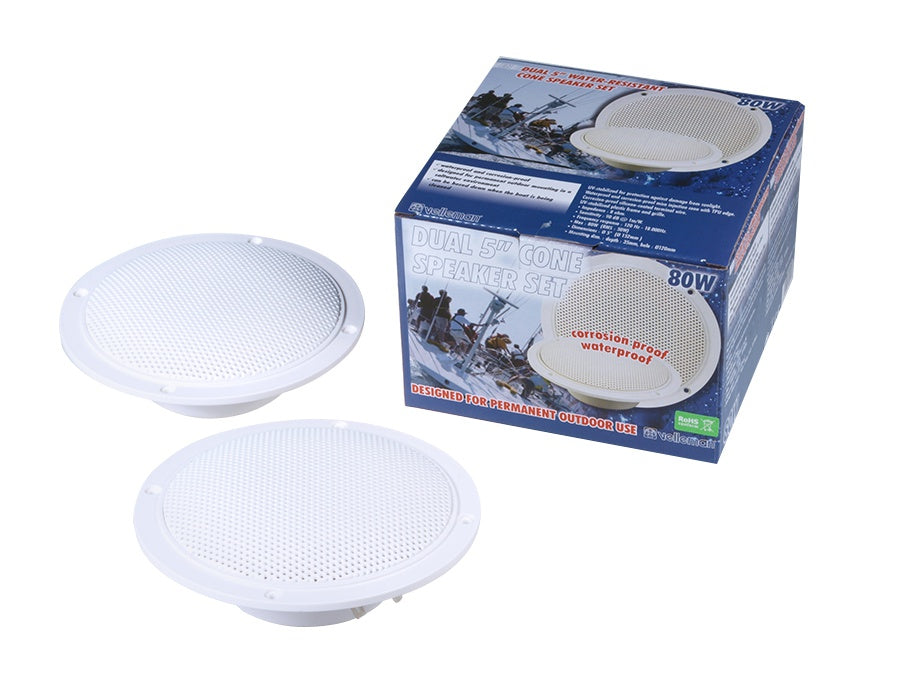 Altoparlanti da soffitto a tenuta stagna 80W 2 pezzi VELLEMAN