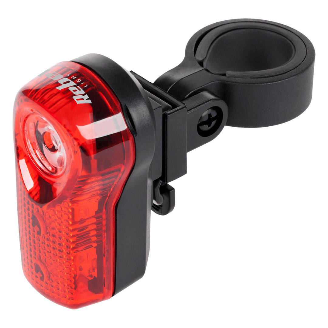 Set di luci per bicicletta URZ0015 anteriore 1x LED 3W + posteriore 3x LED alimentazione a batteria Rebel