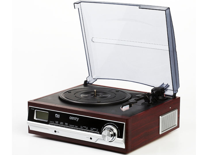 Grammofono + Radio FM CAMRY Stile Retrò classico HOME AUDIO 3 velocità Giradischi