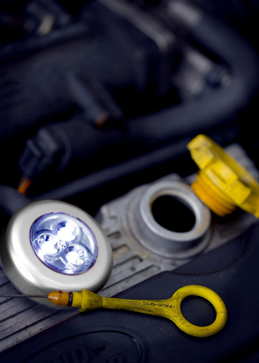 Lampada 6 x LED Adesiva Super Bright Stick and Click Argento Maclean MCE27