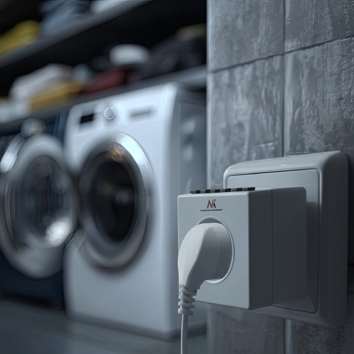 Timer Digitale Programmabile Schuko 3600W Maclean MCE30 max 156 programmi