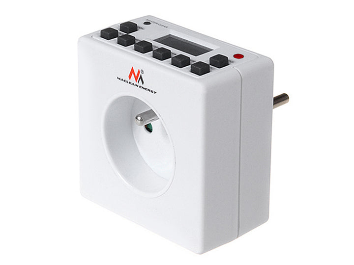 Timer Digitale Programmabile Schuko 3600W Maclean MCE30 max 156 programmi