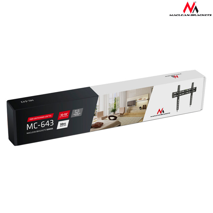 Supporto Porta TV LED LCD PLASMA da 32 "a 55" 30 kg Maclean MC-643