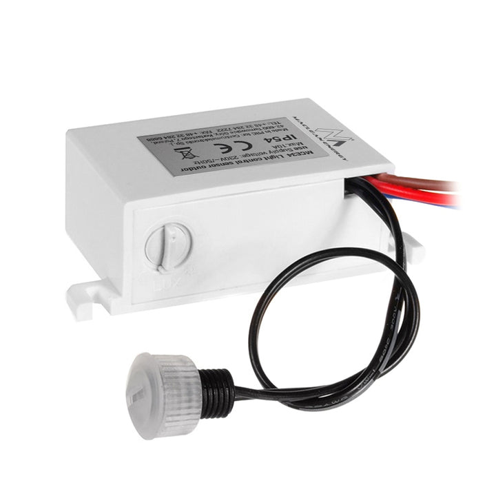 Interrutore Crepuscolare Sensore 2300W Sonda Esterna Rilevatore Maclean MCE34