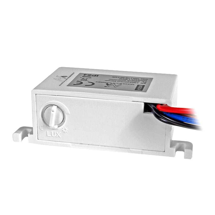 Interrutore Crepuscolare Sensore 2300W Sonda Esterna Rilevatore Maclean MCE34