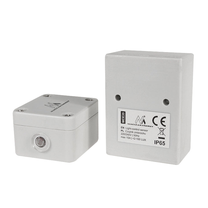 Sensore crepuscolare con sonda esterna max 3450W Maclean Energy MCE35