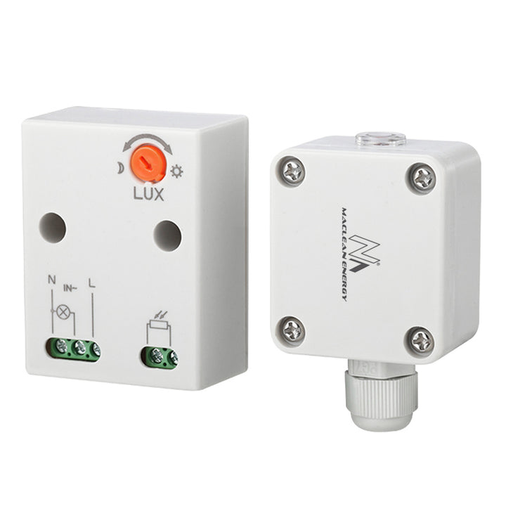 Sensore crepuscolare con sonda esterna max 3450W Maclean Energy MCE35