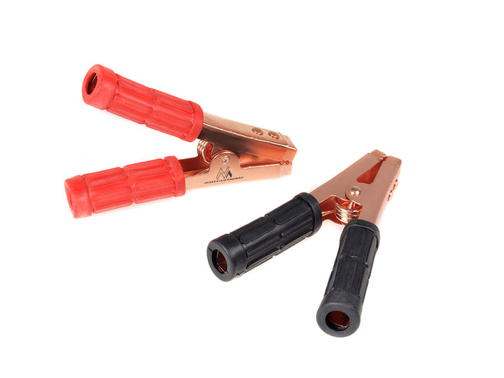 Clip a coccodrillo Maclean, 400A 2pz R/B, placcate in rame, MCE36