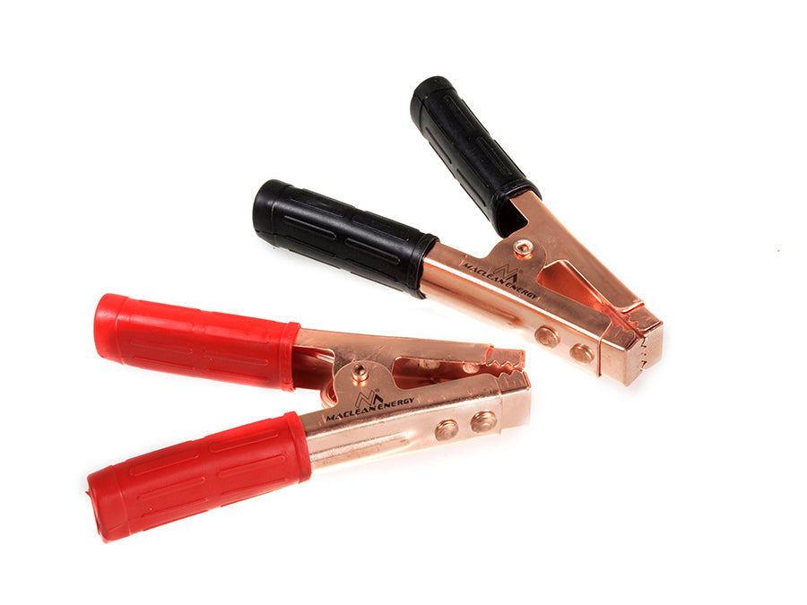 Clip a coccodrillo Maclean, 400A 2pz R/B, placcate in rame, MCE36