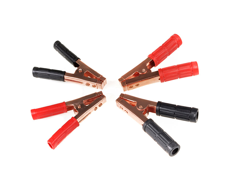 Clip a coccodrillo Maclean, 400A 2pz R/B, placcate in rame, MCE36