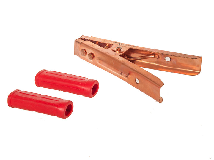 Clip a coccodrillo Maclean, 400A 2pz R/B, placcate in rame, MCE36