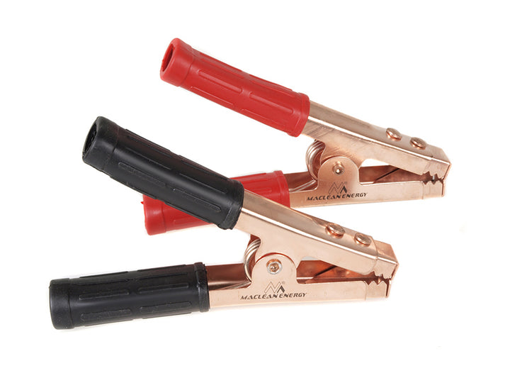 Clip a coccodrillo Maclean, 400A 2pz R/B, placcate in rame, MCE36