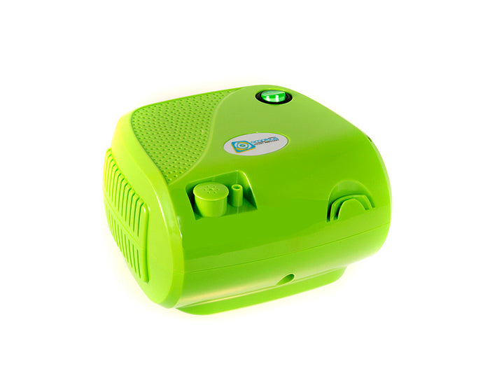 Inalatore BR-CN116B Omnibus verde - kit, 2 maschere, borsa
