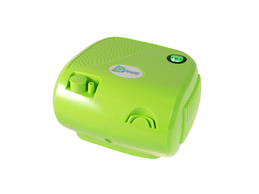 Inalatore BR-CN116B Omnibus verde - kit, 2 maschere, borsa