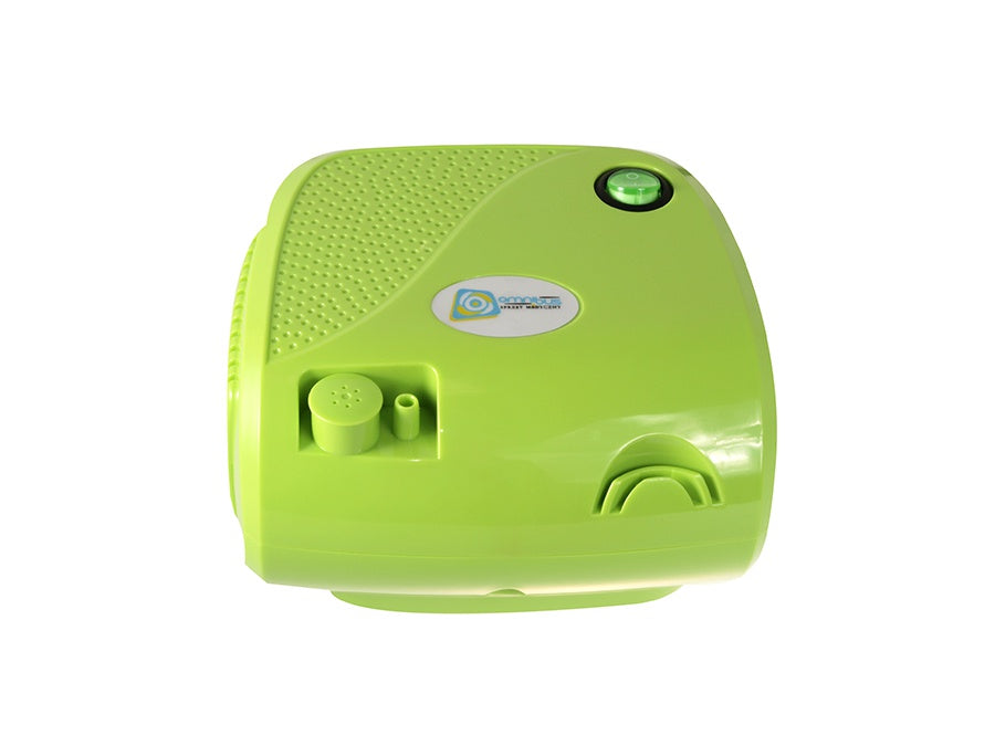 Inalatore BR-CN116B Omnibus verde - kit, 2 maschere, borsa