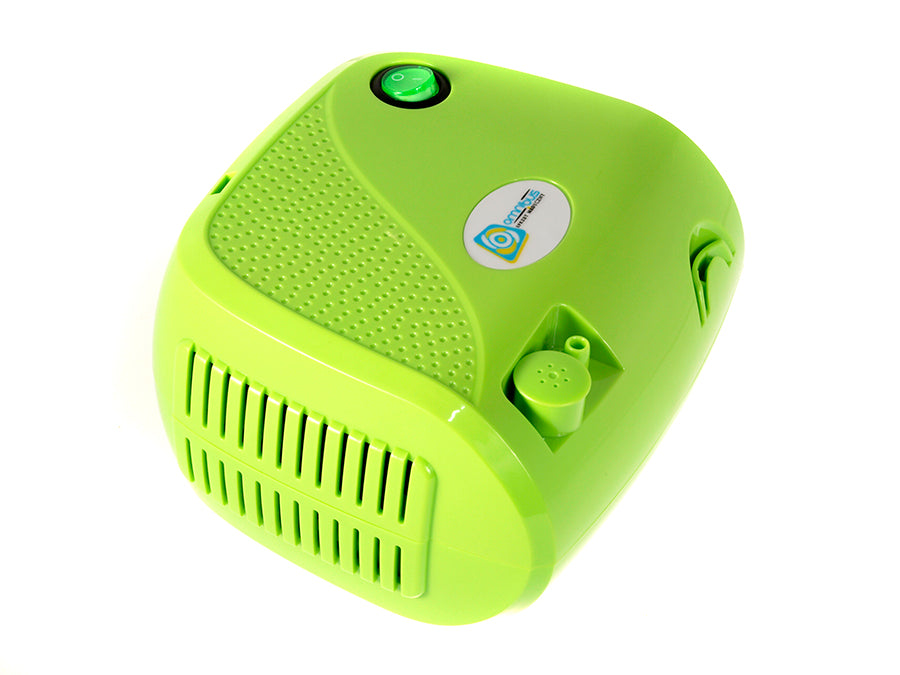 Inalatore BR-CN116B Omnibus verde - kit, 2 maschere, borsa