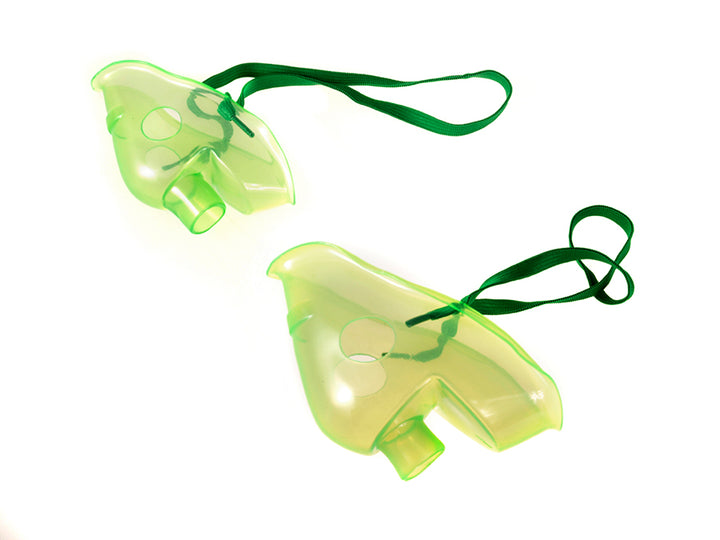 Inalatore BR-CN116B Omnibus verde - kit, 2 maschere, borsa