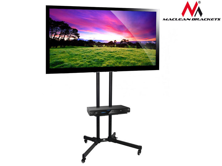 Sedia a rotelle per tavolo TV professionale max 55 kg VESA 600x400 Maclean MC-661