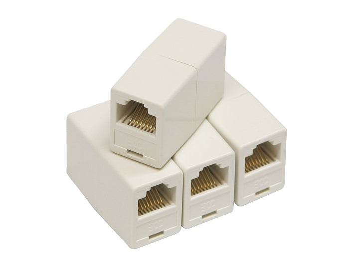 Connettore oro RJ-45 presa-presa a barile 8p8c RJ45