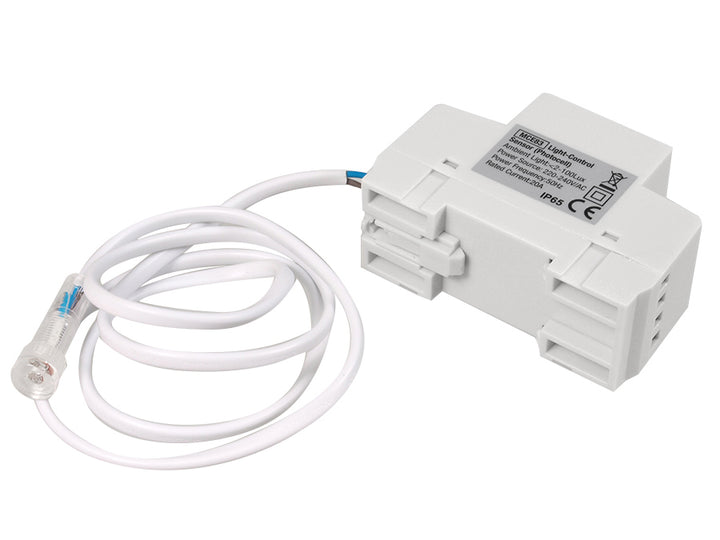 Interruttore Crepuscolare DIN 3000W Maclean MCE83 Risparmio Energia Elettrica