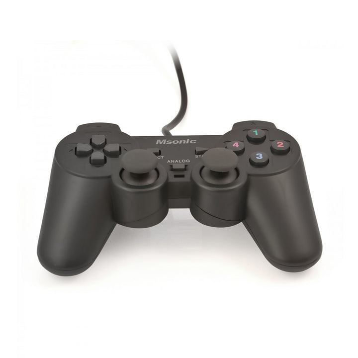 Gamepad USB Controller PC PS Computer Videogiochi Giocatori Gioco Msonic 3329BK