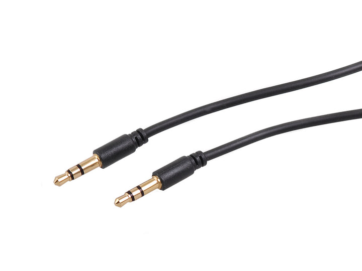 Maclean Cavo Jack 3.5mm-Jack 3.5mm Nero