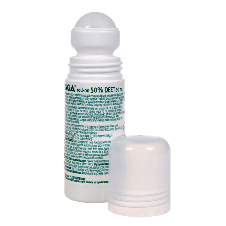 Repellente per Insetti 50% Extra Strong 50 ml Mugga Roll-On