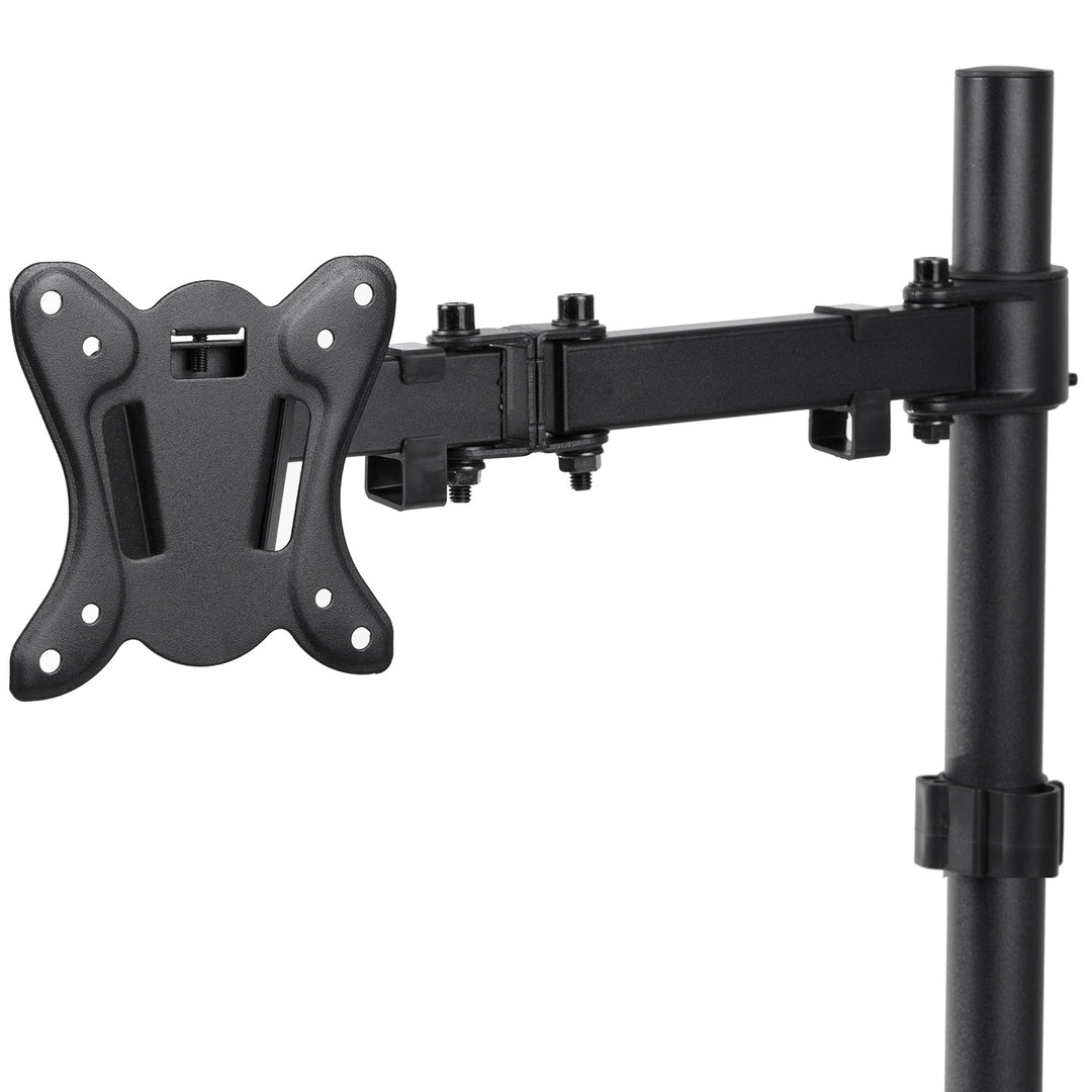 Supporto da scrivania per Monitor 13"-27" Nero fino 8kg vesa 75x75 e 100x100 MC-690