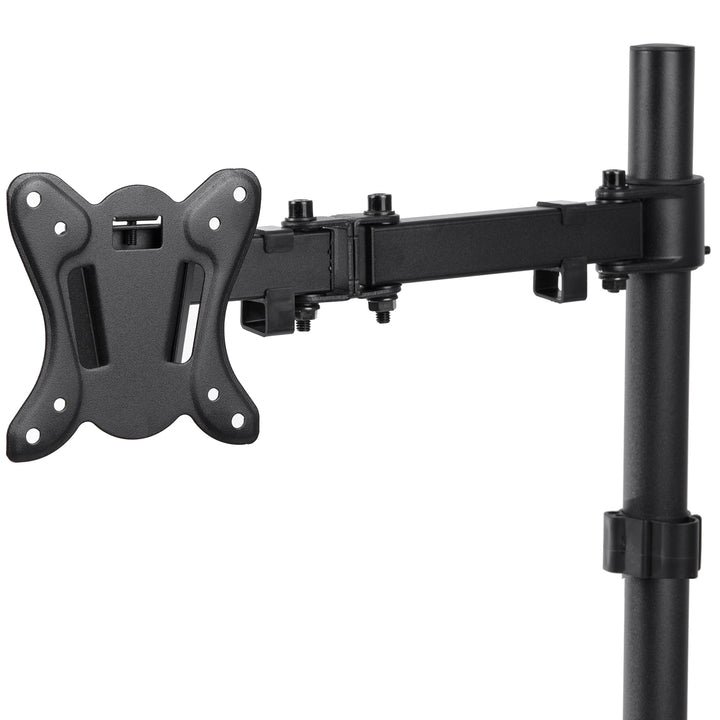 Supporto da scrivania per Monitor 13"-27" Nero fino 8kg vesa 75x75 e 100x100 MC-690