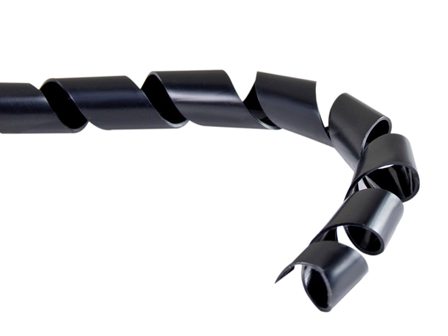 Copricavo Maclean, (8,7*10 mm), 3 m, spirale nera, MCTV-685 B