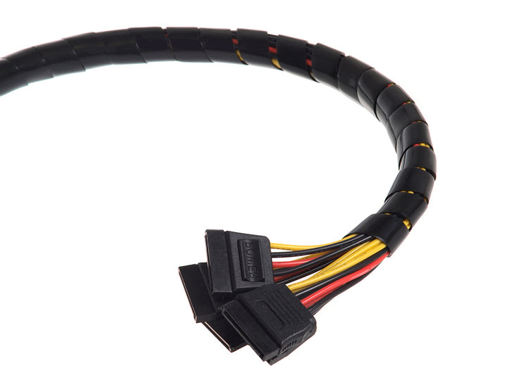 Copricavo Maclean, (8,7*10 mm), 3 m, spirale nera, MCTV-685 B