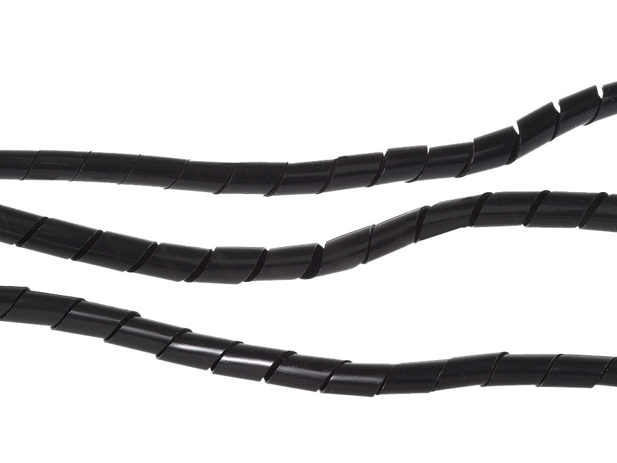 Copricavo Maclean, (8,7*10 mm), 3 m, spirale nera, MCTV-685 B