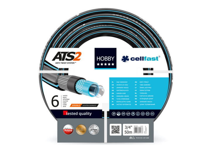 Tubo da giardino Cellfast Hobby a 6 strati ATS2 3/4" 50m
