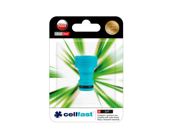 Collegamento con filetto esterno da 3/4 "Cellfast Ideal Line