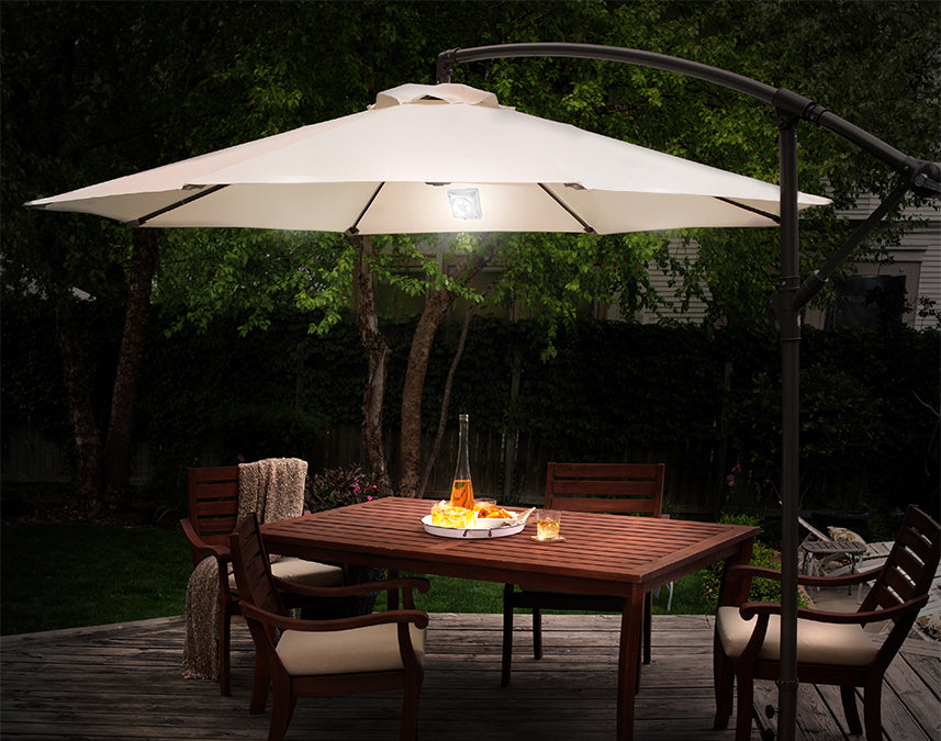 Lampada solare 4LED Illuminazione Esterno Sotto Ombrello Giardino MCE 124 Maclean Energy