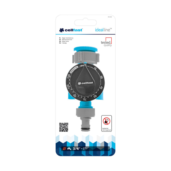 Timer meccanico con spegnimento automatico 120min Cellfast