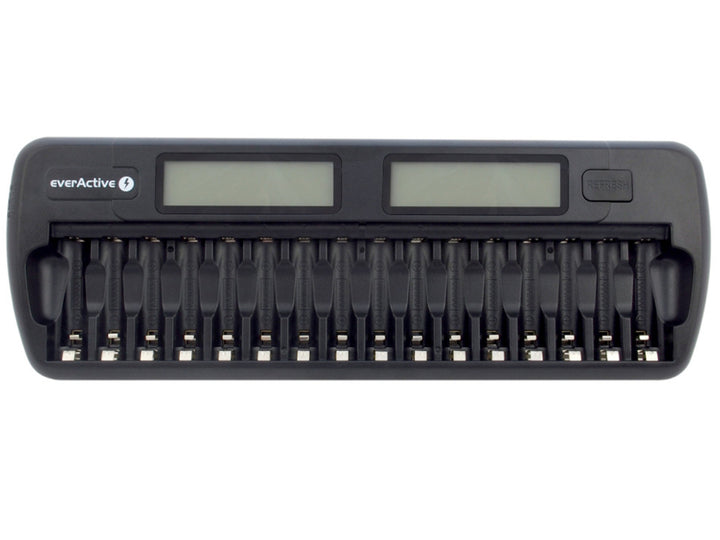 Caricabatteria Professionale everActive NC-1600 a 16 batterie
