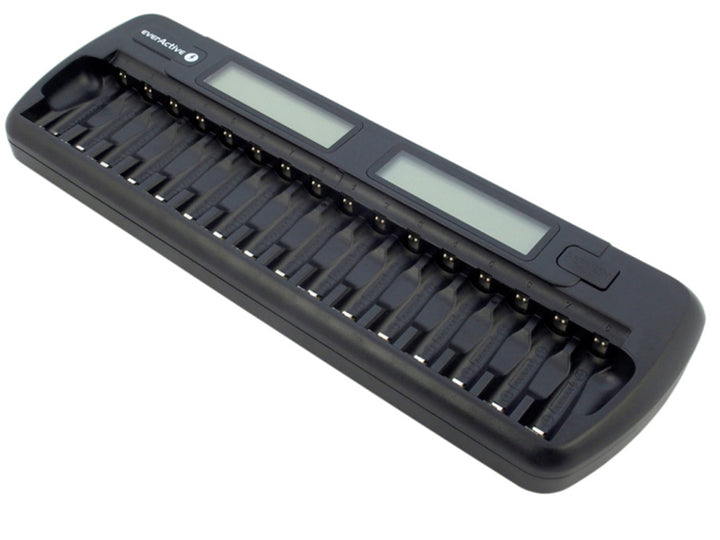 Caricabatteria Professionale everActive NC-1600 a 16 batterie