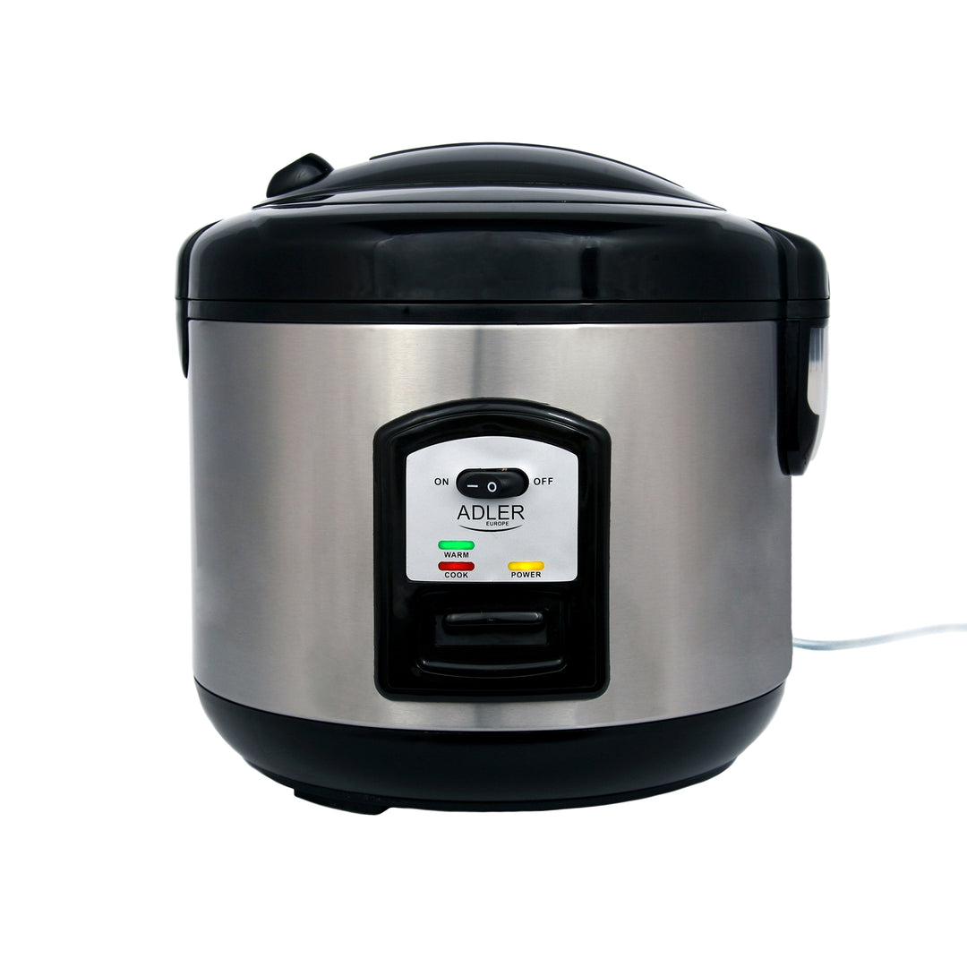 Fornello per riso 1,5 L in acciaio INOX/NERO 1000 W ADLER AD6406