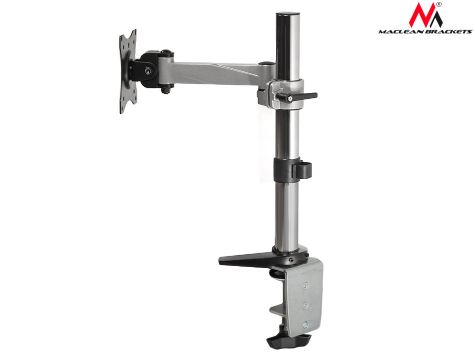 Supporto da tavolo Maclean per monitor LCD, max VESA 100x100, 8 kg, alluminio, MC-717