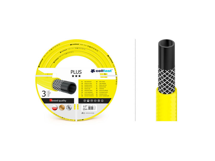 Tubo da giardino durevole a 3 strati Cellfast Plus 3/4" 50 m