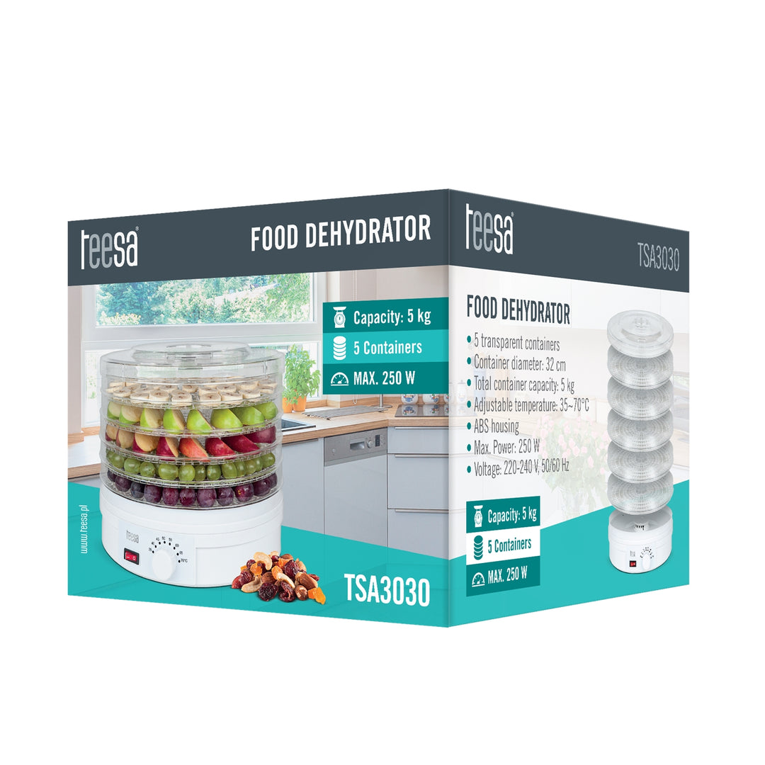 Essiccatore di funghi, verdure e frutta TSA3030 Teesa