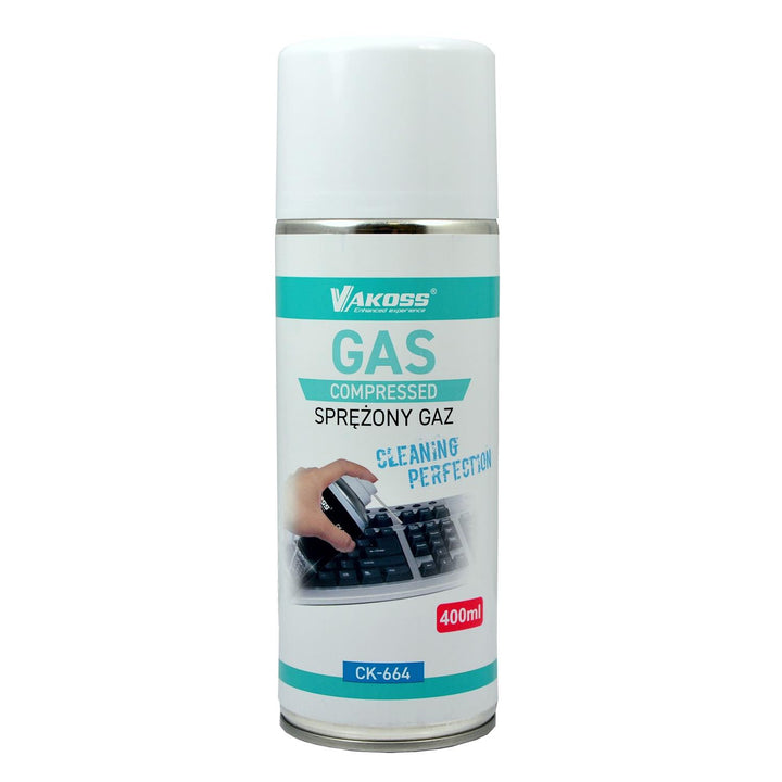 Bomboletta di aria compressa spray da 400ml  Vakoss